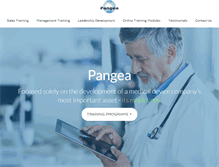 Tablet Screenshot of pangea-consulting.com